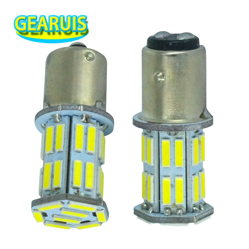 Sell 2P WHITE 1157 BAY15D 68 3528 SMD LED FRONT SIDE MARKER LIGHT BULBS 1016 1034 CC In Walnut - Foto 8