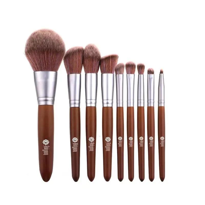 

9pcs/set Different Model Professional Makeup Brush Set Makeup Brushes Many As Essential Cosmetics Tool