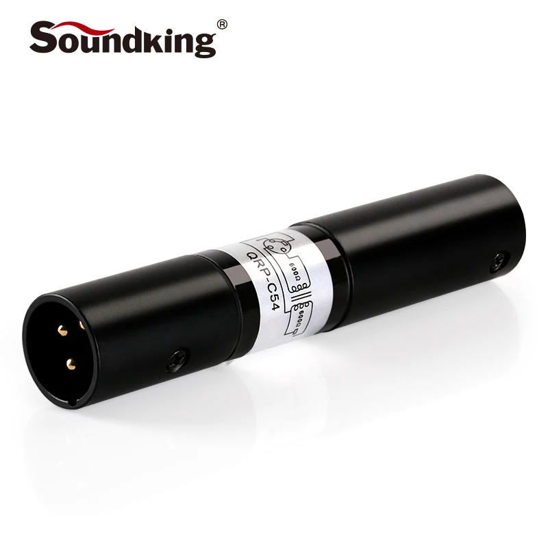 

Soundking XLR male to 6.35 female 600 Ohm Audio Impedance Adapter Audio Accessories for Stadium C54