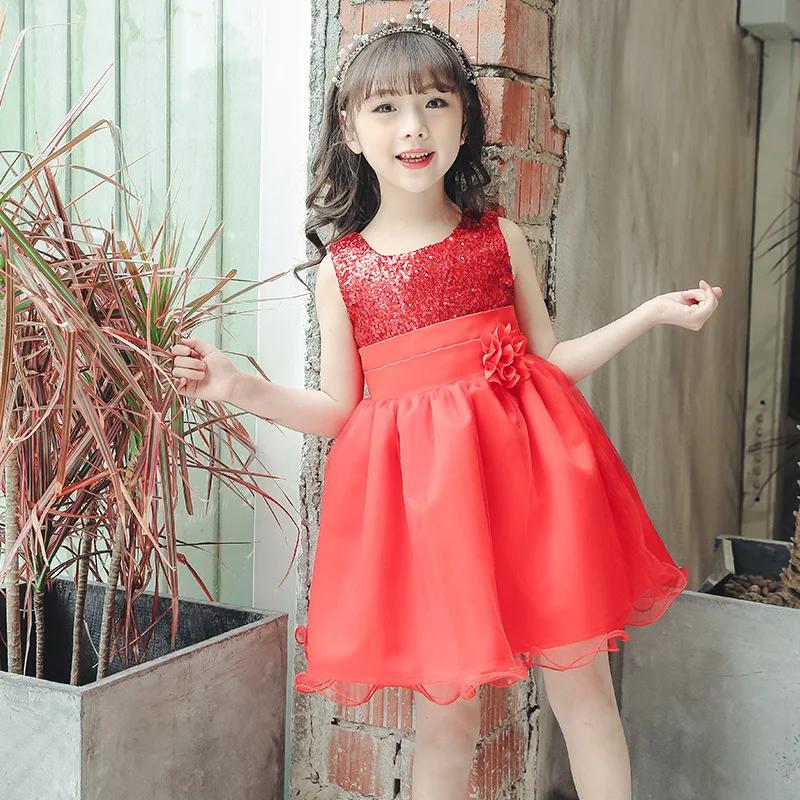 Girls Dress High Quality Princess Dress 2018 Summer Wedding Dresses