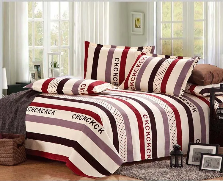 Grogram 100 cotton hand made healthy bedding set single double 3 pieces set supplies