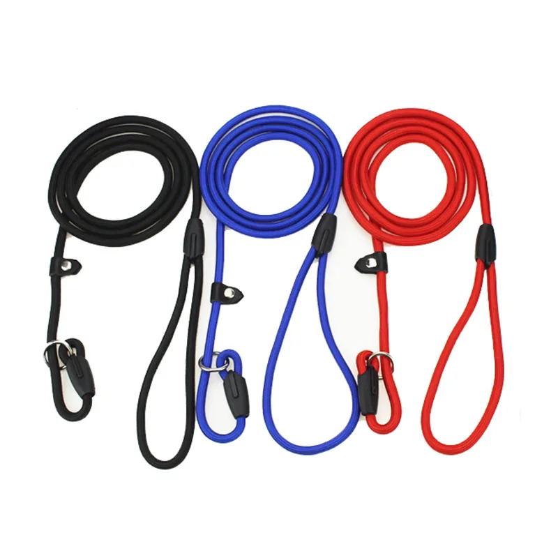 

Nylon Dog P Leash Collar for Small Breeds Dogs Cats Pet Puppy Training Leash Slip Chain Collar Leads Rope for Chihuahua Teddy