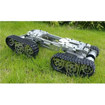 Alloy Metal Tank Chassis Tractor Crawler Balance Tank Chassis RC Tank Mount Truck Robot Chassis Arduino Car official doit rc tank chassis crawler intelligent barrowload remote control kit tractor obstacle caterpillar wall e infrared