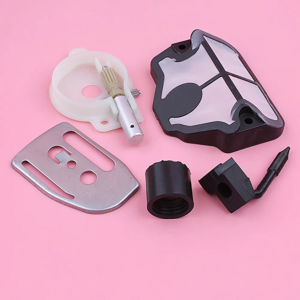 Oil Pump Oiler Pick Up Bar Plate For Husqvarna 136 137 141 142 Air Filter Intake Manifold Chainsaw Replacement Spare Part