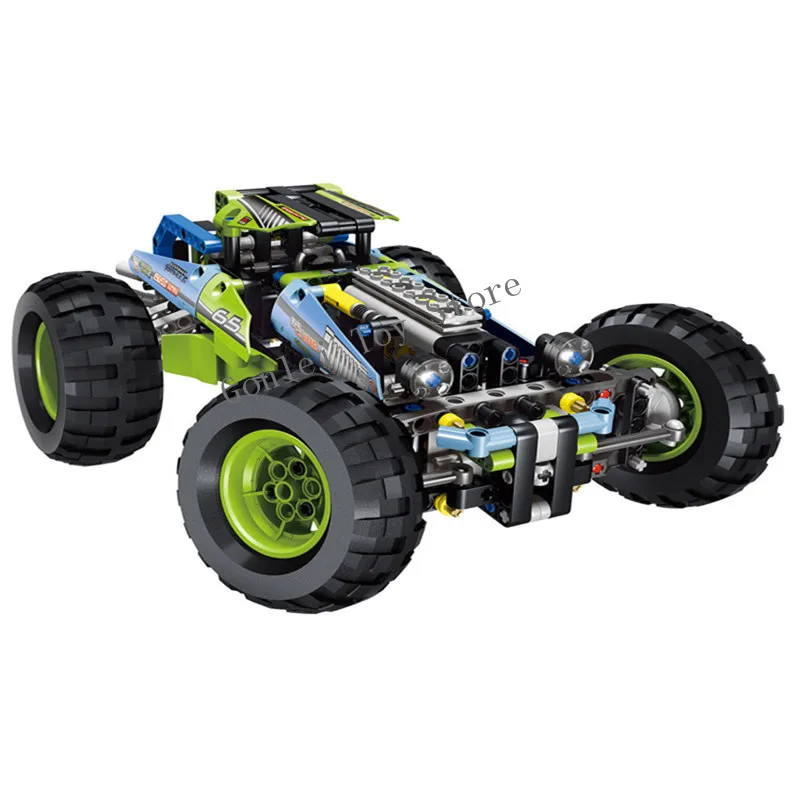 38001 автомобили Monster Truck 2 в 1 Formula Buggy внедорожная высокоскоростная машина с большой ногой техника строительные блоки игрушки для хобби 42037