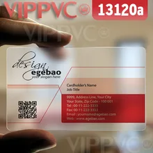 13120 печать на ночь визитные карточки-матовые лица полупрозрачная карта 0,36 мм толщина