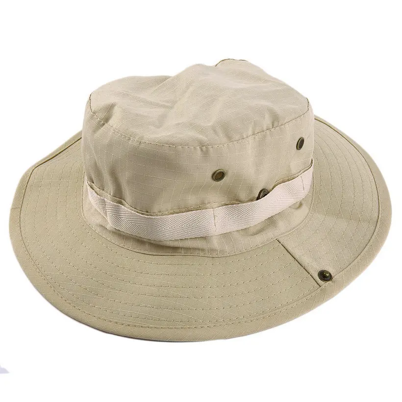 Ведро Шляпа Буни Рыбная ловля широкий Кепки поля Военное Дело унисекс Для мужчин Для женщин Идеальный Мода Кепки s - Цвет: White