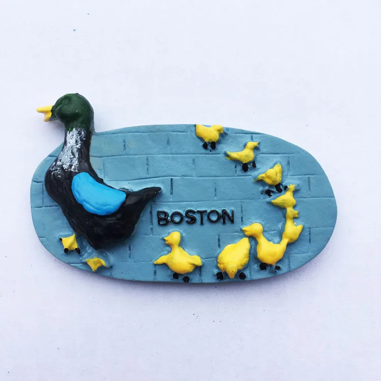 

Lychee Life Cute Duck Fridge Magnet Creative Resin Refrigerator Magnets Souvenir Modern Home Kitchen Decor