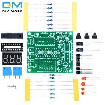 

DIY Kits AT89C2051 DS18B20 Kit Digital Temperature Controller LED Alarm Microcontroller Design Thermometer Electronic Suit