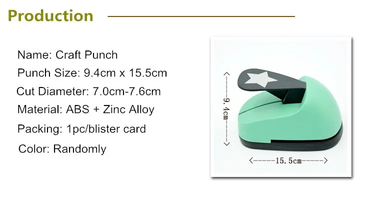 5,3x5,3 см квадратной формы EVA отверстие для перфорации бумаги Резак для поздравительных открыток ручная работа, сделай сам, Ремесло Удар furador Скрапбукинг