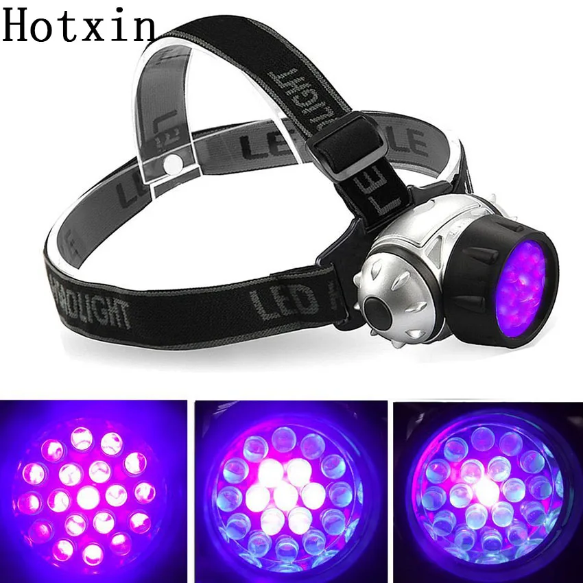 UV Purple LED Headlamp Ultraviolet Flashlight 395nm UV Rainproof Headlights 3AAA Battery Camping Hunting Head Torch Light Lamp UV Purple LED Headlamp Ultraviolet Flashlight 395nm UV Rainproof Headlights 3AAA Battery Camping Hunting Head Torch Light Lamp