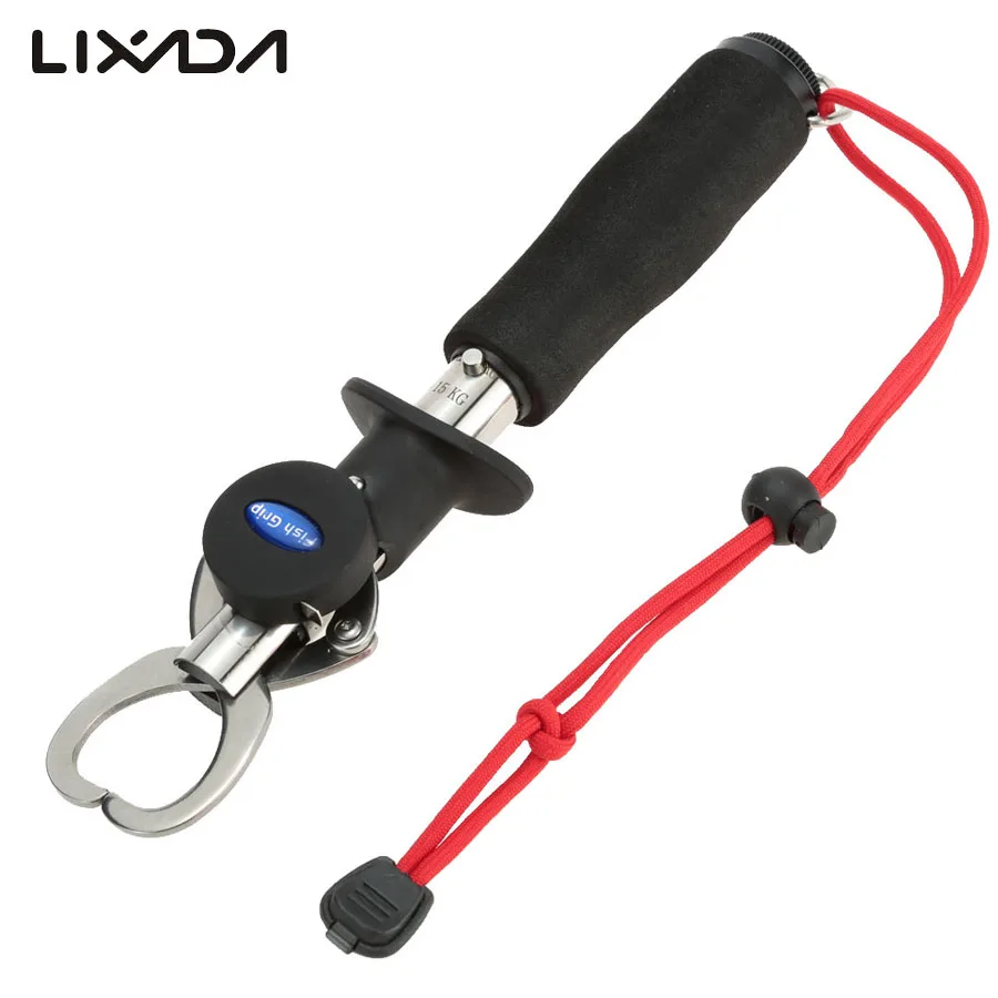 Portable Fish Grip with Scale Max Drag 15kg Stainless Steel Lip Grip Fish Control Fishing