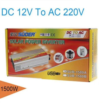 

1500W Car Power Inverter 12V 220V Adapter DC 12V To 220V AC Converter Modified Sine Wave Solar Car Inverter Power Supply Charger