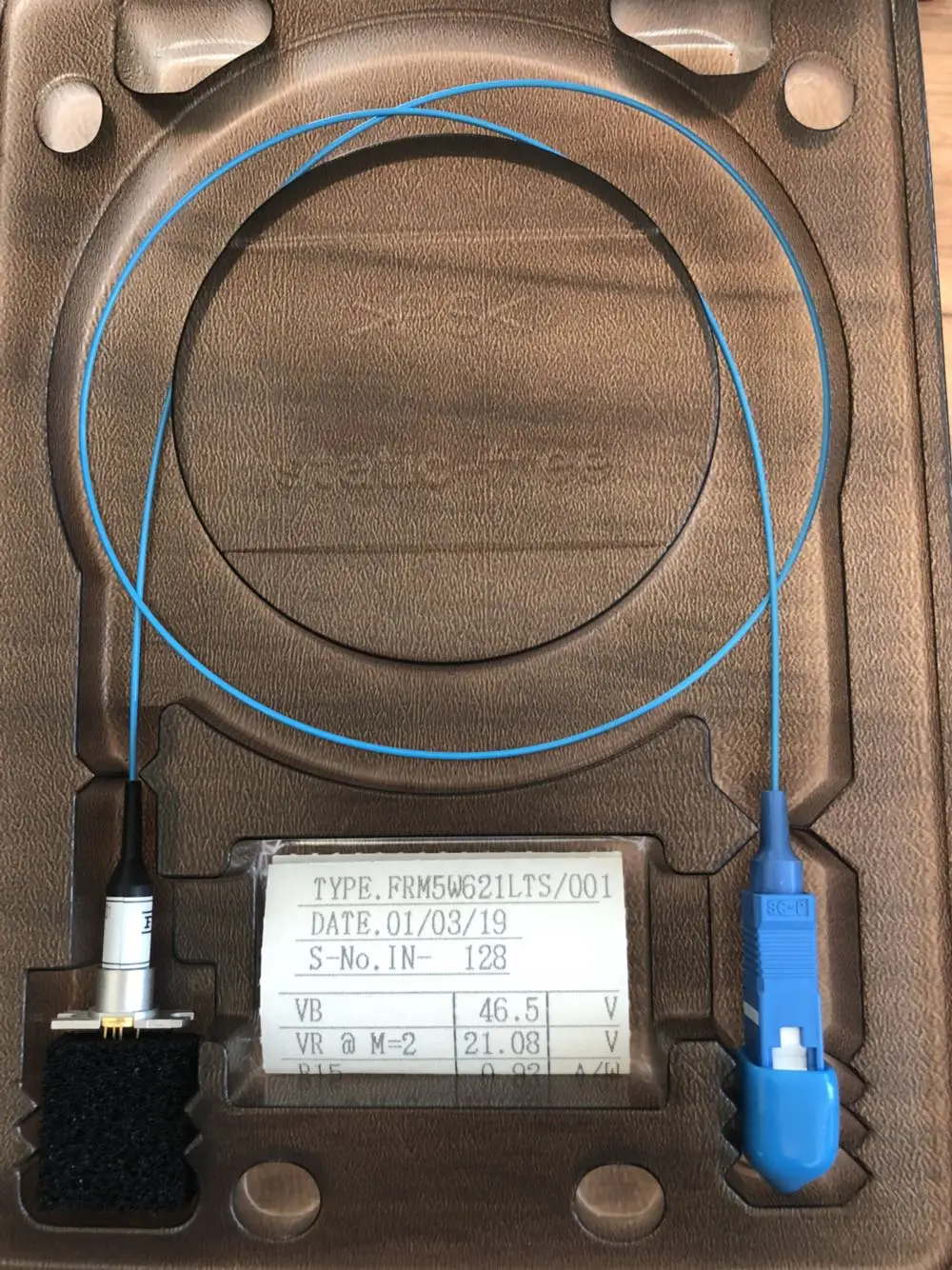 

FRM5W621LTS/001 SCPC -34dbm 2.7Gb/s APD fiber photodiode