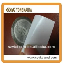 2000 шт./лот 13,56 МГц высокой частоты этикетка Фудань M1 умные RFID метки металлическая наклейка