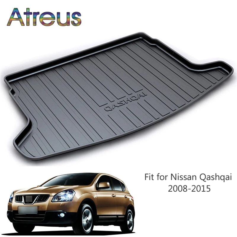 Atreus For 2008-2015 Qashqai J10 Nissan Qashqai Accessories Car Rear Boot Liner Trunk Cargo Mat Tray Floor Carpet Pad Protector Atreus For 2008-2015 Qashqai J10 Nissan Qashqai Accessories Car Rear Boot Liner Trunk Cargo Mat Tray Floor Carpet Pad Protector