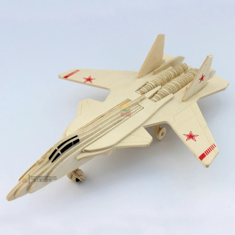 wooden fighter plane