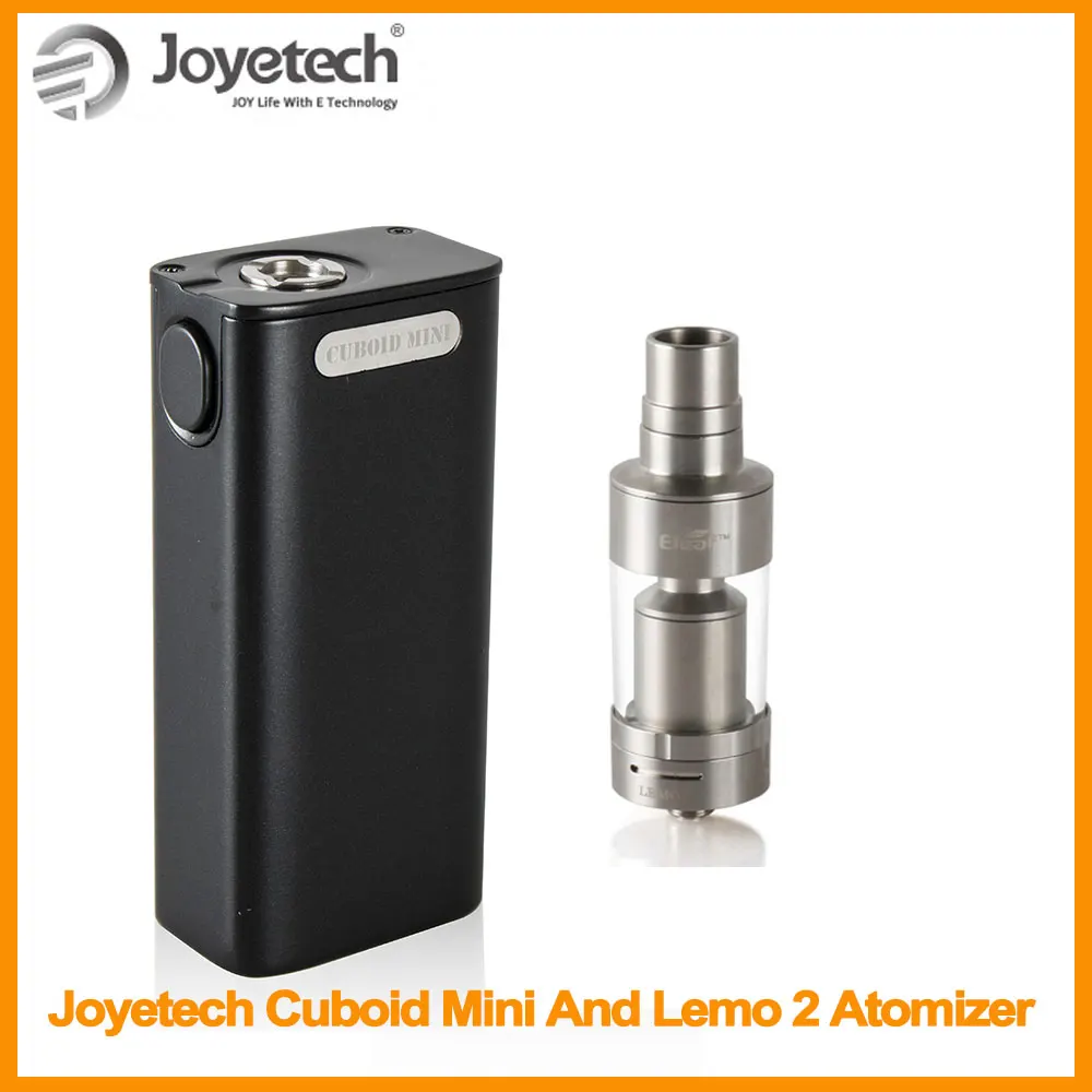 

Clearance ! Original Joyetech Cuboid Mini Battery Mod And Lemo2 Atomizer Lemo 2 2400mAh Battery 80W Output 3.8ml Capacity E-Cig