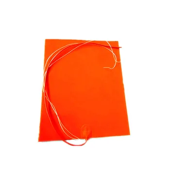 

450*550*1.5mm 220v 800w silicone heat bed for 3d printer adhesive 1 side 100k thermistor 1000mm lead wire out from 450mm side