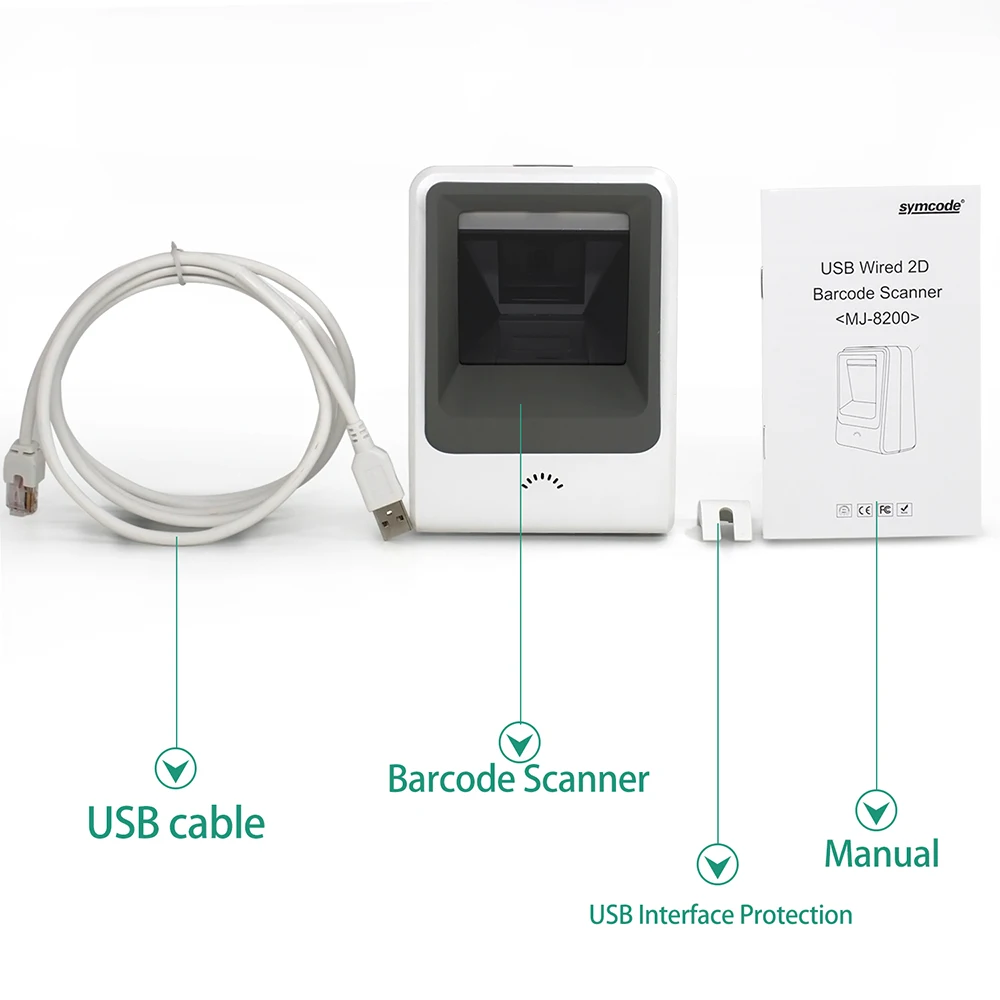 2D автоматический сканер штрих-кода, symcode 1D/2D USB громкой связи USB считывания штрих-кода с авто-смысл сканирования Функция