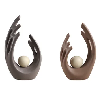 

Creative Ceramic Porch Ornaments Modern Home Decoration Office Living Room TV Cabinet Porch Adornment Ornaments Home Decor