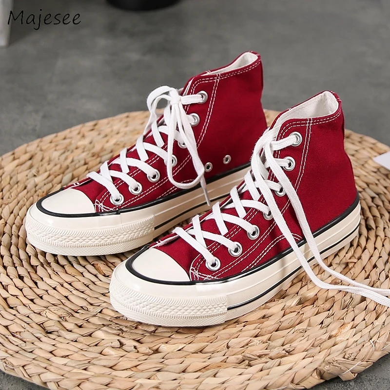 

Vulcanize Shoes Women Students All-match Simple Korean Style Sneaker Womens Hurajuku Ulzzang 2019 New Retro High Quality Shoe