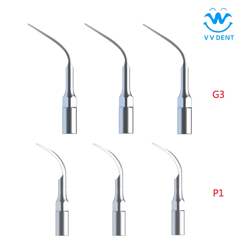 G3/P1 6Pcs Woodpecker Dental Scaler Scaling Tips Fit Dental Equipment