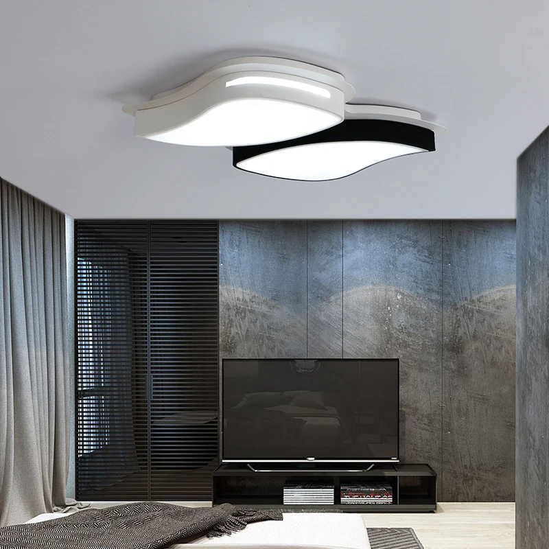 

Simple Iron creative fashion design lighting bedroom dining study children's room color LED ceiling lamp FG91