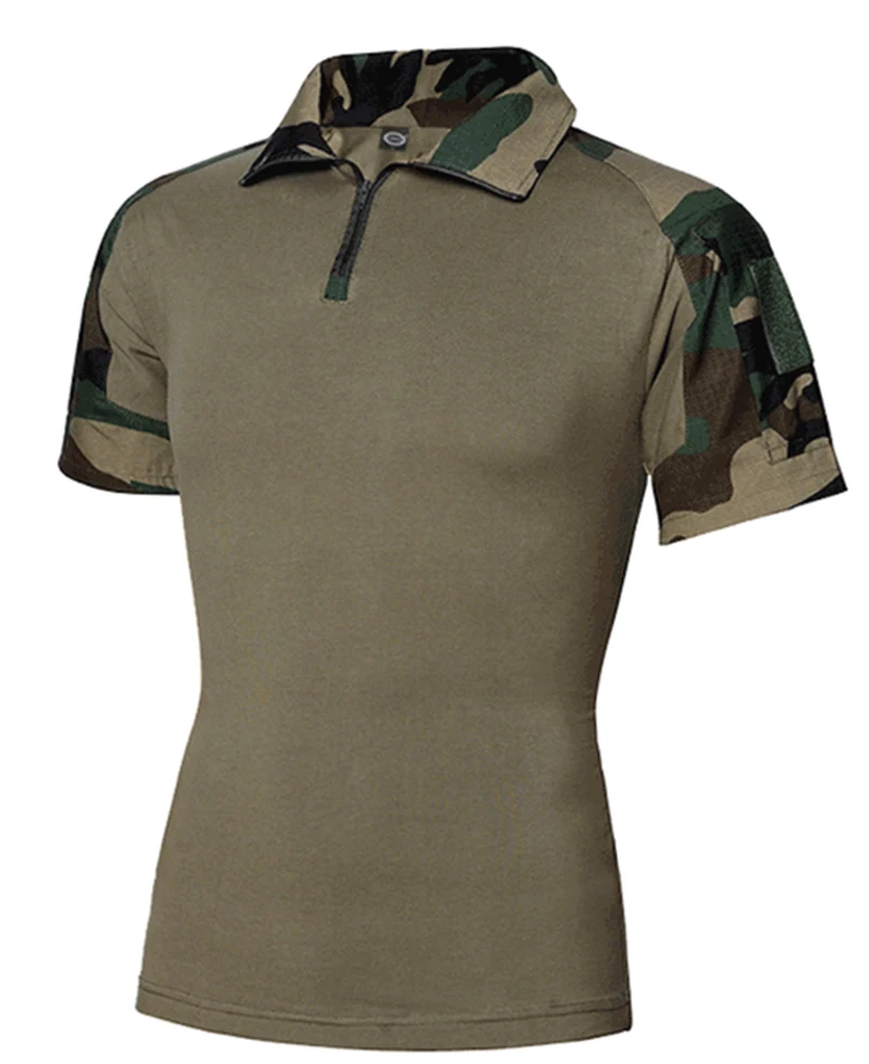 Sport T Shirt Tactical Combat Shirt Perspiration T-Shirt Hunting Short Sleeves Men Shirt