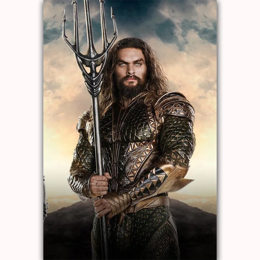 MQ3371 2018 Jason Momoa Aquaman DC Superhero Marvel Movie 