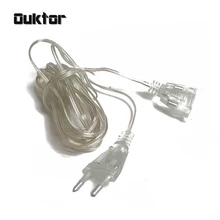 3/5 м удлинитель провода кабеля для рождественские гирлянды светодиодные освещение для помещений и улицы сада украшения штепсельная вилка европейского стандарта