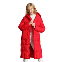 Новые зимние женские Длинное Пальто повседневные свободные большие размеры Верхняя одежда Большие размеры женские пуховики Куртки теплая