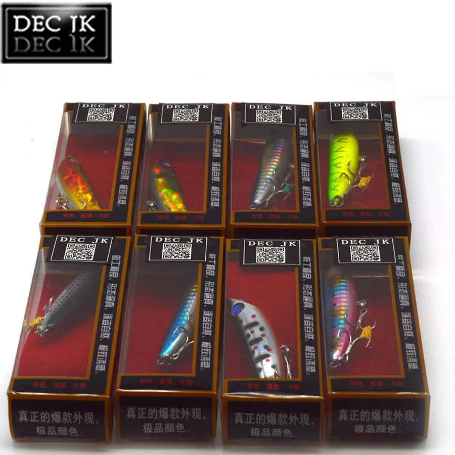 Saltwater Plastic Hard Fishing Lure Wobblers For Pike Trolling Swimbait 1PCS Crankbaits Minnow Fake Artificial Baits Topwater (9)