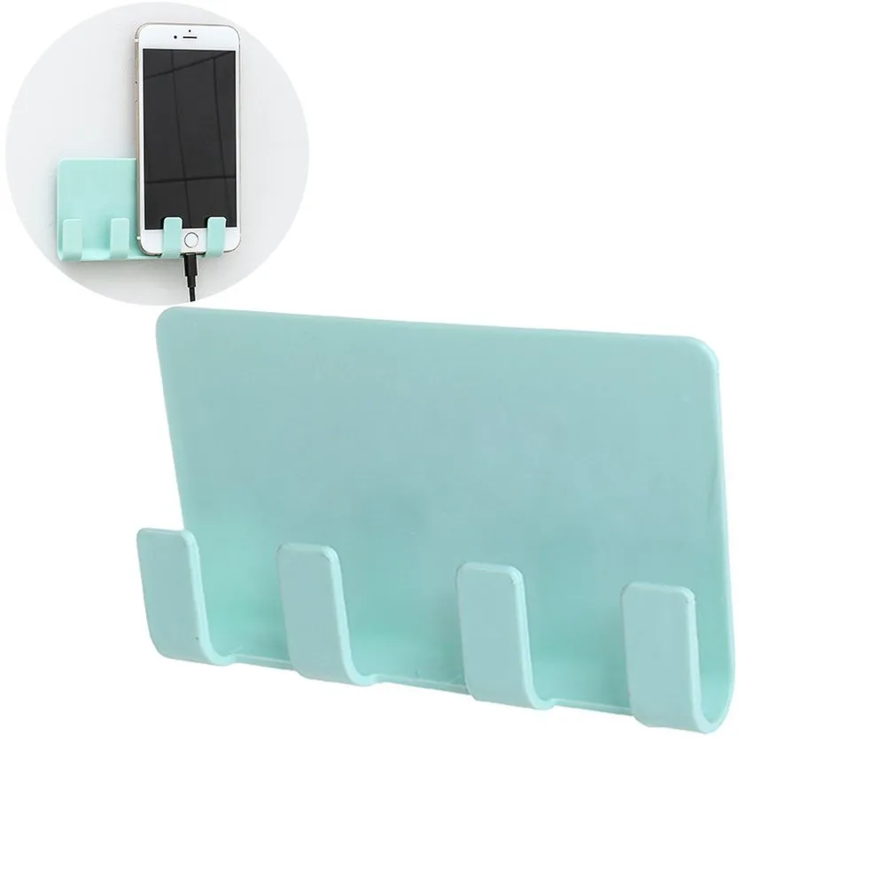 

1PC Practical Universal Smartphone Wall Holder Charging Bracket Stand Holder Shelf Mount Support for Mobile Phone Tablet #C
