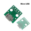 Micro MINI USB 2.0 3.0 To DIP Adapter 5pin Female Connector B Type PCB Converter Breadboard USB-01 Switch Board SMT Mother Seat ► Photo 2/6