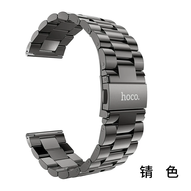 Ремешок HOCO для Samsung Galaxy Watch 46 мм брендовый металлический браслет из нержавеющей