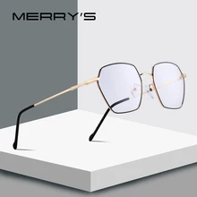 MERRYS дизайн для мужчин/женщин Мода синий свет Блокировка оптические очки ретро оптическая оправа для очков S2092