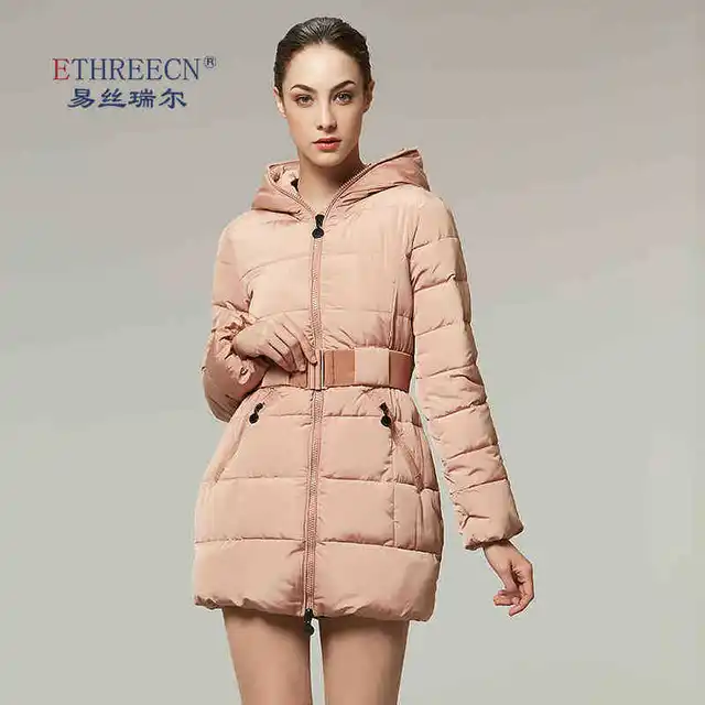Cheap 2015 New Hot Thicken Warm Woman Cotton Padded Wadded jacket Coat Parkas Outerwear Hooded Slim Mid Long Plus Size 2XXL