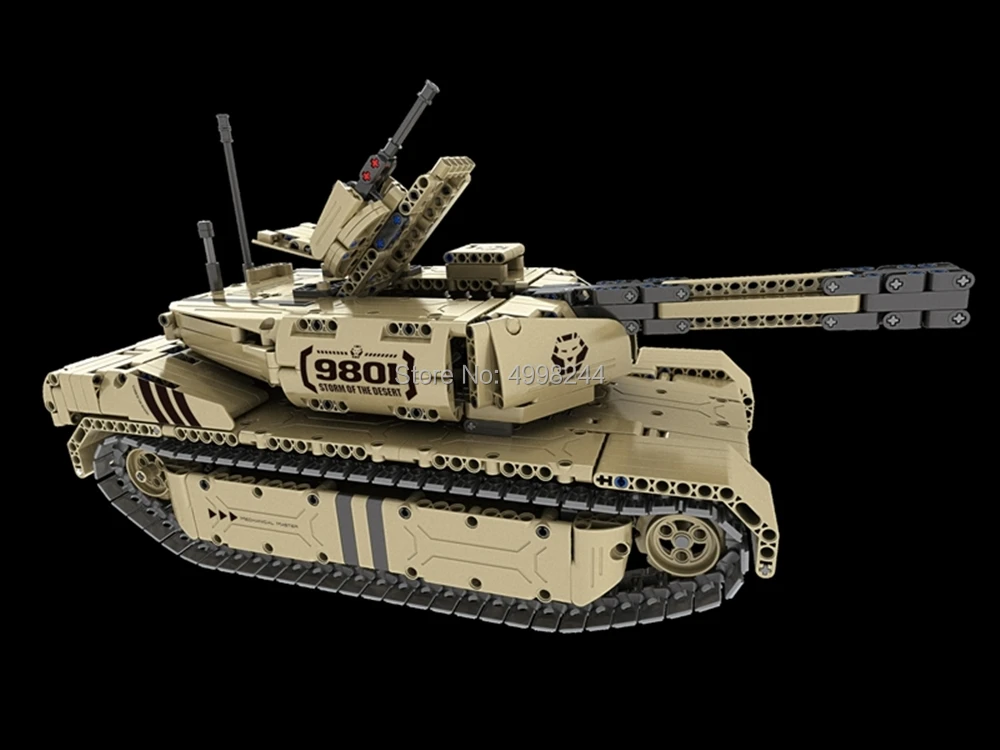 1276 Шт Военный пульт дистанционного управления rc m1a2 главный боевой танк 50 м