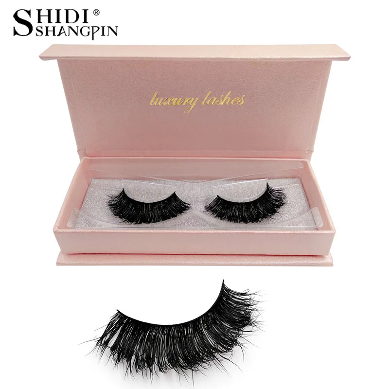 

SHIDISHANGPIN 1 Pair Mink Eyelashes Fake Eyelashes Natural Long Cross lashes Mink 3d Lashes Makeup Beauty Volume Lashes Cilios