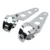 38 ~ 51 millimetri Moto Moto luce Staffa di Montaggio Nero Supporto Della Lampada Forcella Chopper Bobber Cafe Racer