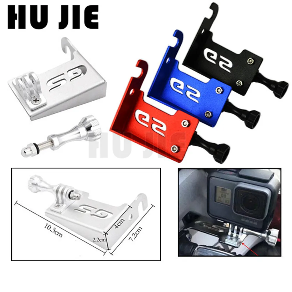

Aluminum Motorcycle Rearview Mirror Mount Bracket Holder For BMW R1200GS R1200 GS LC ADV 2014-2018 15 16 17 Camera Accessories