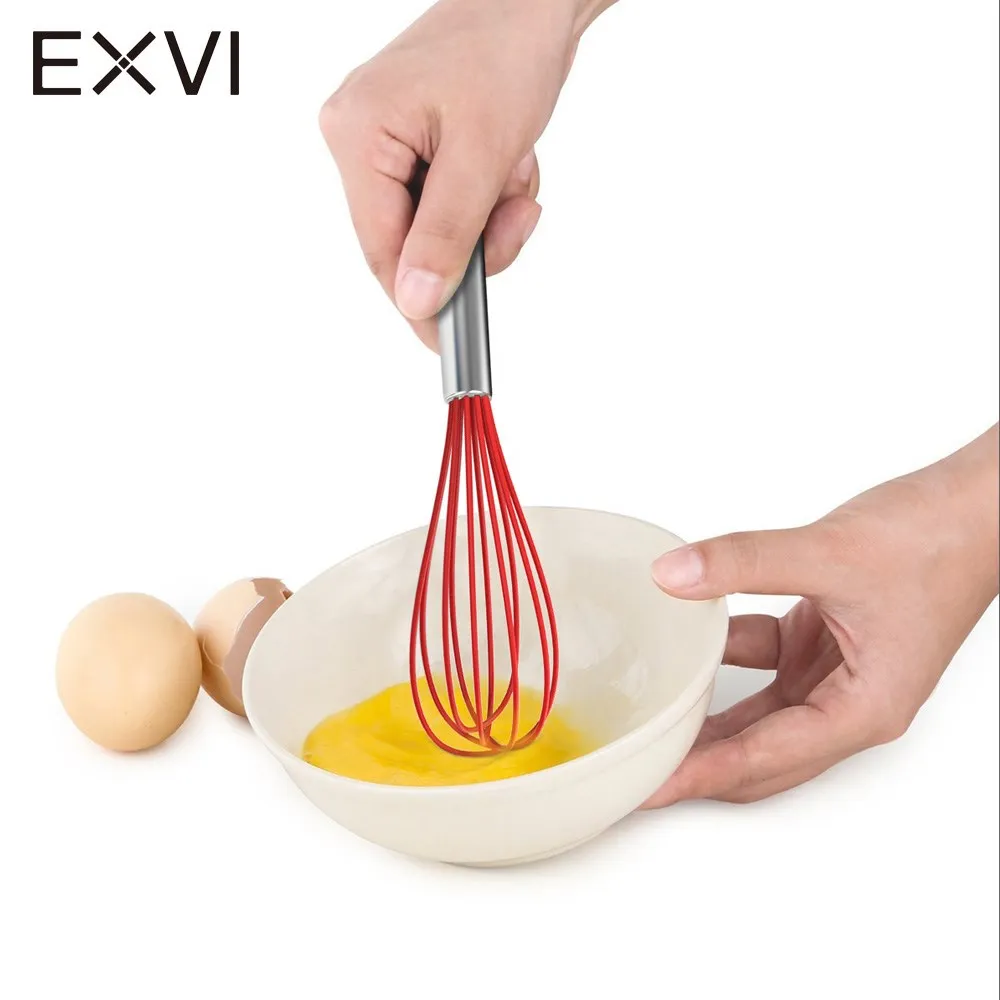 EXVI Silicon Multi function Egg Beater Paste Mixer Chocolate Cream