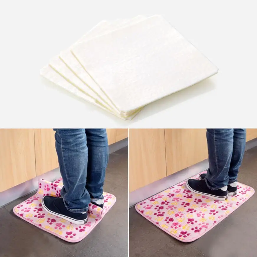 

Carpet bedroom Living room 2018 Hot 4 X Carpet Pad Double-sided adhesive Sticker Anti Slip Mat Pads Anti Slip Drop shippingMay31