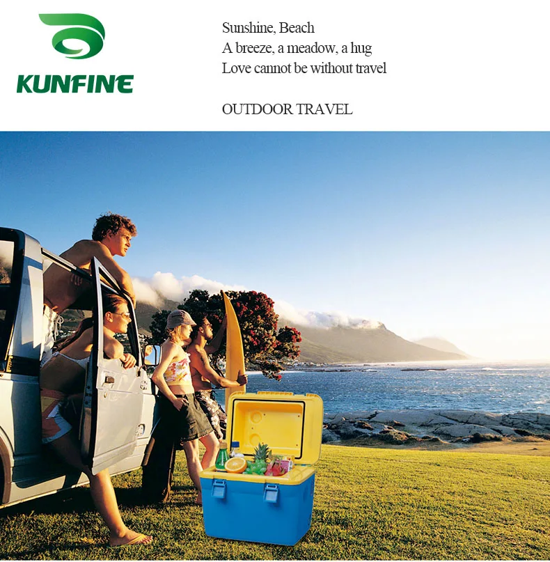 KUNFINE DC 12V24V 110-240V AC Car Refrigerator Multi-Function Fridge Compressor Vehicel Protable Refrigerator Freezer Cooler PN-18-1 (2)
