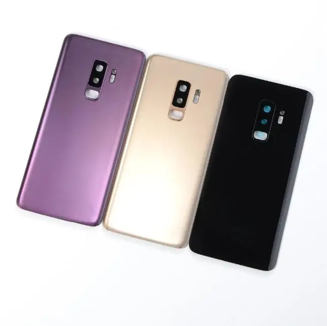Высокого качества для samsung S9 G960F стекло Корпус батареи задняя крышка-чехол для телефона с камеры стекло