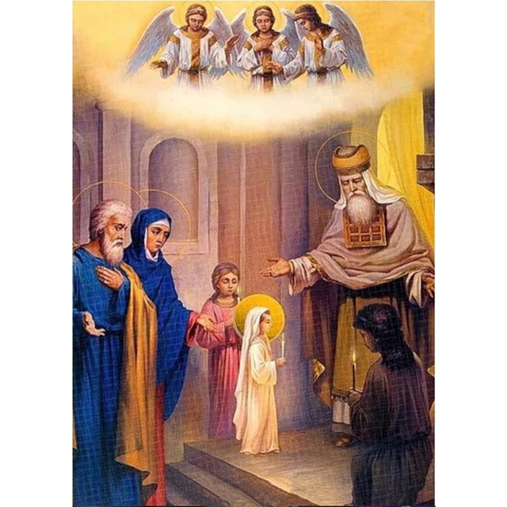 

Angel religious figuresDIY Diamond Paintings Jesus Home Decoration Rhinestone Wall Stickers Embroidery Needlework H846