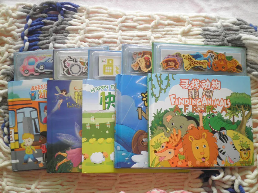 5 sets of books/ toys for kids/child/ children