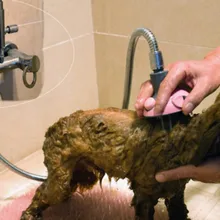 Собак опрыскиватель многофункциональная Ванна Насадки для душа собака шампунь для ванной распылитель для массажа щетка для ухода за шерстью питомца