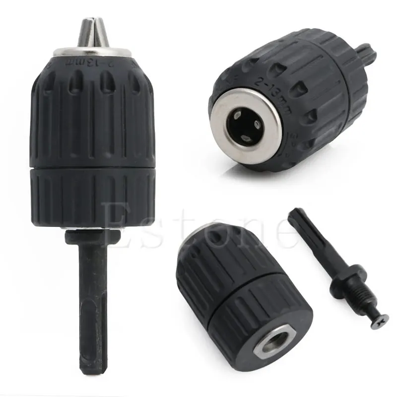 

1/2-20UNF 13MM HSS Keyless Drill Chuck Converter + SDS Adaptor Accessories New